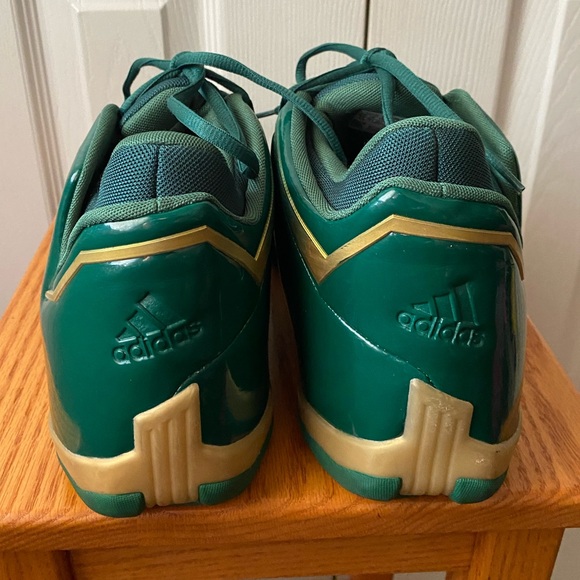 adidas TMAC 2 Restomod Evo SVSM Green/Gold Basketball Shoe SZ 11 - Picture 5 of 13